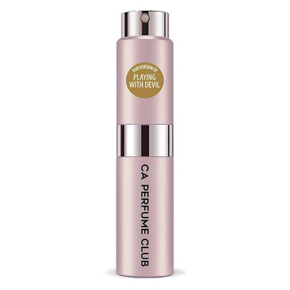 CA Perfume Impression of Playing With Devil For Women & Men Replica Version Fragrance Dupes Concentrated Long Lasting Eau de Parfum Spray Refillable Atomizer Bottle 0.27 Fl Oz/8ml-X1