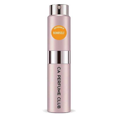 CA Perfume Impression of Bombself for Women Floral Fruity Scent Long Lasting Perfumes for Women Eau De Parfum Travel Size Refillable Atomizer Spray 0.27 Fl Oz 8ml