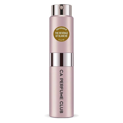 CA Perfume Impression of The Revenge Of Blanche for Women Floral Scent Long Lasting Perfumes for Women Eau De Parfum Travel Size Refillable Atomizer Spray 0.27 Fl Oz 8ml