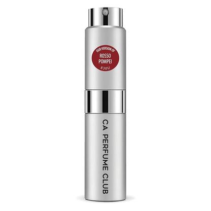 CA Perfume Impression of Rosso Pompei for Women and Men Amber Floral Scent Long Lasting Unisex Fragrance Eau De Parfum Travel Size Refillable Atomizer Spray 0.27 Fl Oz 8ml