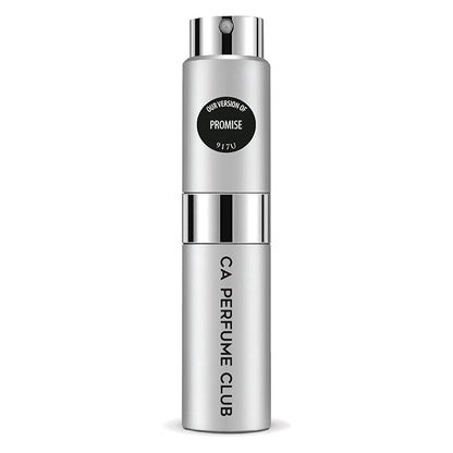 CA Perfume Impression of Promise for Women and Men Amber Floral Scent Long Lasting Unisex Fragrance Eau De Parfum Travel Size Refillable Atomizer Spray 0.27 Fl Oz 8ml