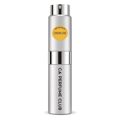 CA Perfume Impression of Lemon Line For Women & Men Replica Version Fragrance Dupes Concentrated Long Lasting Eau de Parfum Spray Refillable Atomizer Bottle 0.27 Fl Oz/8ml-X1