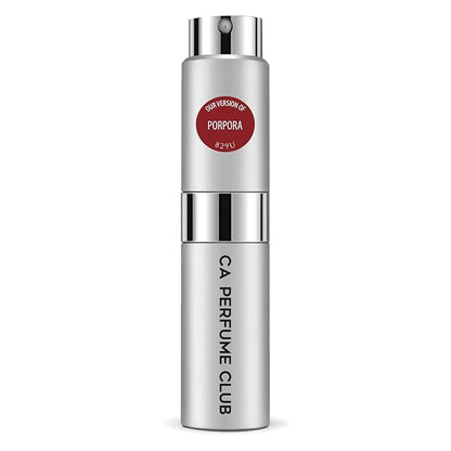 CA Perfume Impression of Porpora for Women and Men Amber Floral Scent Long Lasting Unisex Fragrance Eau De Parfum Travel Size Refillable Atomizer Spray 0.27 Fl Oz 8ml