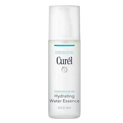 Curel Japanese Skin Care Hydrating Water Essence, Toner for Face, Relieves Tightness, Calms, Facial Moisturizer for Dry, Sensitive Skin, pH Balanced, Fragrance & Alcohol Free, Hydrating Toner, 5 Fl Oz