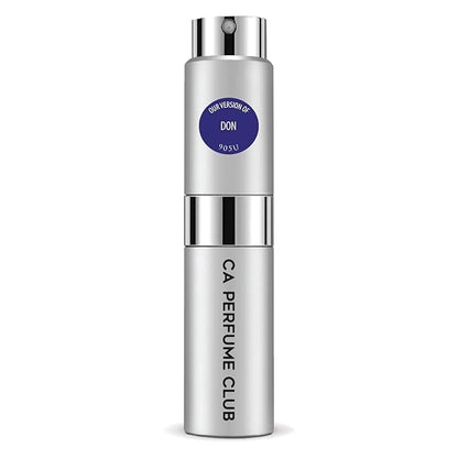 CA Perfume Impression of Don for Women and Men Amber Fougere Scent Long Lasting Unisex Fragrance Eau De Parfum Travel Size Refillable Atomizer Spray 0.27 Fl Oz 8ml