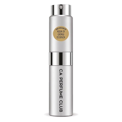 CA Perfume Impression of Aqua Di Giorgi Esenza for Men Woody Aquatic Scent Long Lasting Cologne for Men Eau De Parfum Travel Size Refillable Atomizer Spray 0.27 Fl Oz 8ml