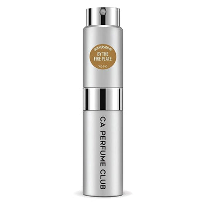 CA Perfume Impression of By The Fireplace for Women and Men Woody Scent Long Lasting Unisex Fragrance Eau De Parfum Travel Size Refillable Atomizer Spray 0.27 Fl Oz 8ml