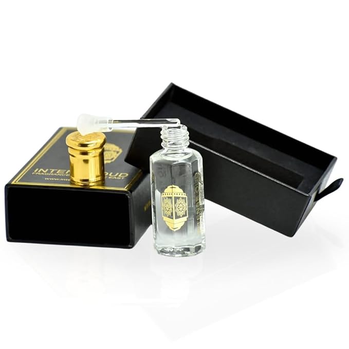 INTENSE OUD Tasfiq Long Lasting Arabian Perfume Oils for Women 12ML (0.40 OZ) Concentrated Perfume Oil in a Luxurious Black Gift Box – Fragrance Oil With Fruity & Woody Essence of Elegance