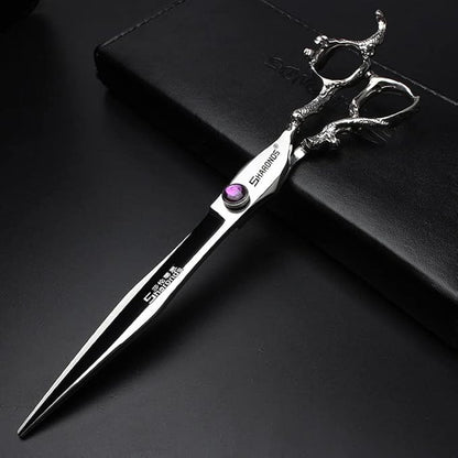 Professional Japanese Hair Scissors - 440C Stainless Steel/Rose Razor Edge (7 Inch Flat-A)