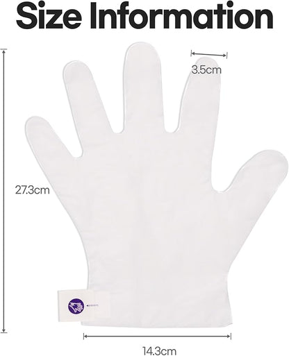 Epielle Hydrating Hand Mask 6 Pairs, Deep Moisturizing Gloves for Dry, Cracked Hands, Self Care Gifts for Women, Spa Kit, Stocking Stuffers, Thanksgiving Essentials