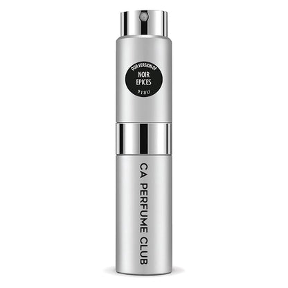 CA Perfume Impression of Noir Epices for Women and Men Amber Spicy Scent Long Lasting Unisex Fragrance Eau De Parfum Travel Size Refillable Atomizer Spray 0.27 Fl Oz 8ml