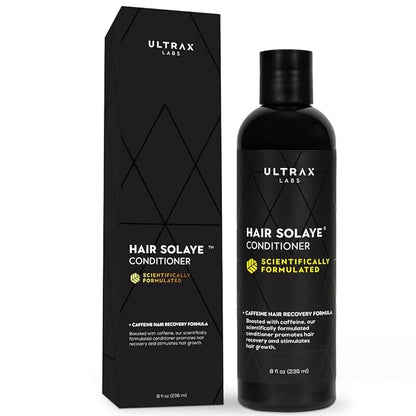 Hair Solaye Conditioner for Silky Smooth Hair Growth - Caffeinated Compounds with Chamomile Extract, Women & Men, 8 fl oz, 2 Minute Hair Treatment, Unisex