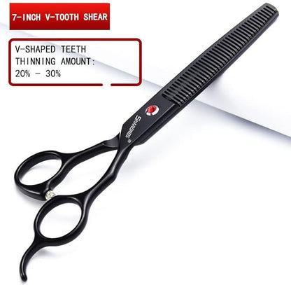 6/7 Inch Hairdressing Scissors Set Barber Shop Hair Scissors Styling Tools (7-inch 2pc)