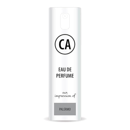 CA Perfume Impression of Palermo for Women Eau De Parfum Citrus Scent Long Lasting Perfumes for Women Travel Size TSA Ready for Day and Night Wear 0.33 Fl Oz 10ml