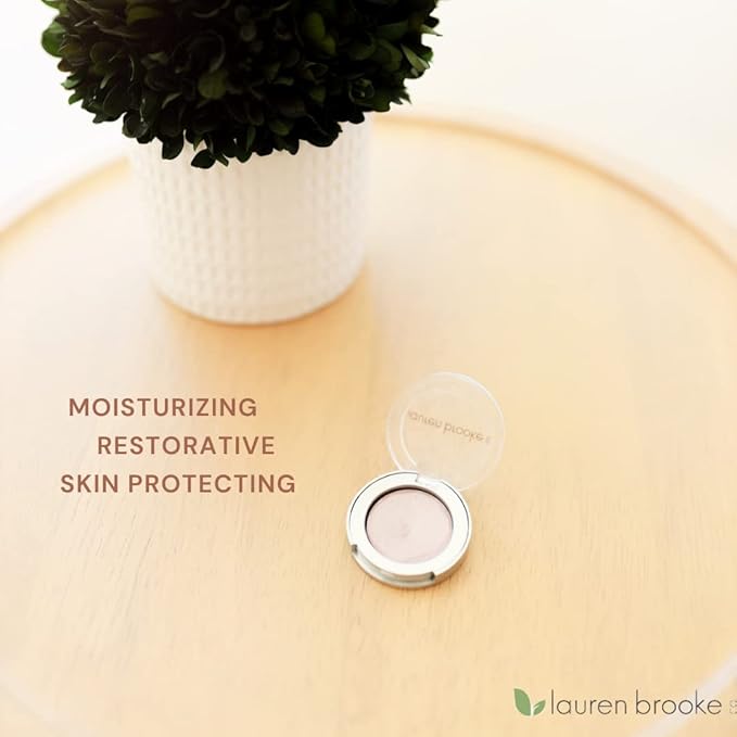 Lauren Brooke Cosmetiques Cream Eyeshadow | Natural Organic Eye Makeup, Richly Pigmented, Dahlia (Shimmer)