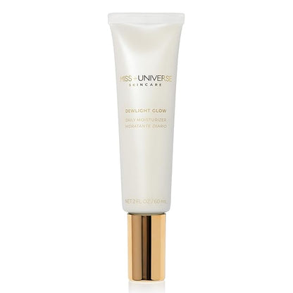 Dewlight Glow Moisturizer Face Cream 60 mL, Plumping Anti-Aging Hydrating Face Moisturizer for Women and Men, Facial Skin Care Product with Hyaluronic Acid and Niacinamide