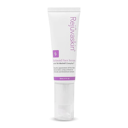 Rejuvaskin Retinoid Face Serum, Serum for Face with Tri-RetinX Complex, Hydrating Anti-Aging Serum for Dry Skin, 30ml