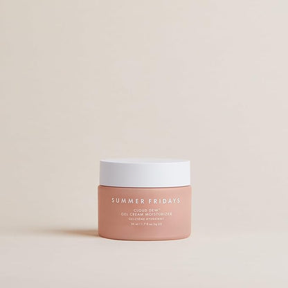 Summer Fridays Cloud Dew Gel Cream Moisturizer - Lightweight Face Moisturizer with Hyaluronic Acid + Ceramides for Skin Plumping Hydration and Glowing Skin (1.7 Fl Oz)