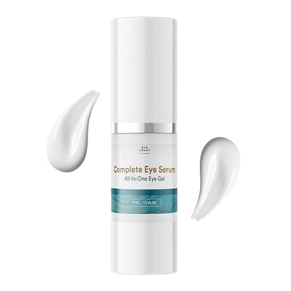 Sun Coast Sciences - Complete Eye Serum by Dr. Mark Rosenberg for Wrinkle Reduction, Dark Spot Fading, and Under-Eye Bags Treatment (Pack of 3)