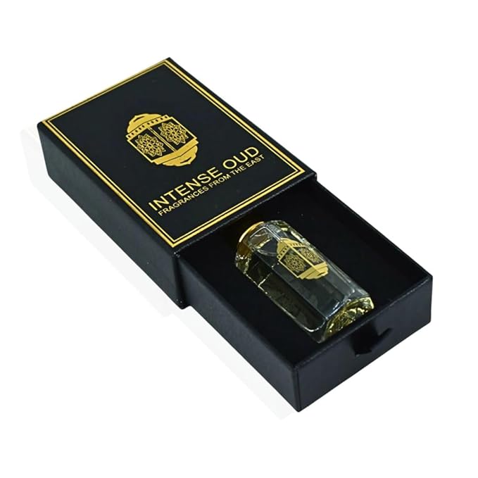 INTENSE OUD Dalya Long Lasting Arabian Perfume Oils for Women 12ML (0.40 OZ) Fragrance Oil with Floral & Fruity Notes, Deep Woody Vanilla Finish - Concentrated Perfume Oil With Black Gift Box