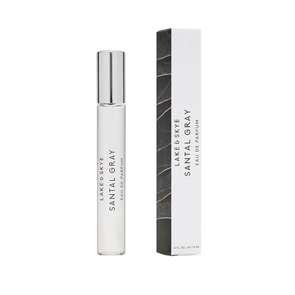 Lake & Skye Santal Gray Eau de Parfum, Long Lasting Fragrance, 0.5 fl oz (15 ml) - Woody Scent