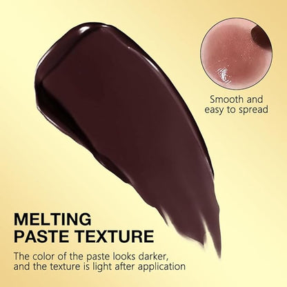 2Pcs Black Cherry Nude Tinted Honey Lip Balm, Sheer Hydrating Moisturizing Lipstick for All Skin Type, Natural Black Cherry Lip Tint Balm Moisturizing Nourishing Lipstick Long Lasting Waterproof