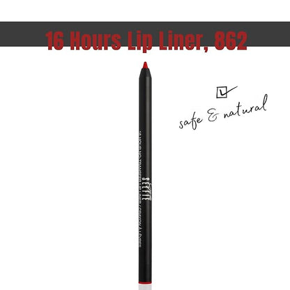 GA-DE Selfie 16 Hours Lip Liner, 862 - Long-Lasting, Transfer-Resistant Lip Liner Pencil - Lightweight, Creamy Soft Texture, High-Pigmented - 0.02 oz