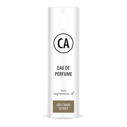 CA Perfume Impression of Gris Chane Extrait Unisex Eau De Parfum Woody Spicy Scent Long Lasting Unisex Fragrance Travel Size TSA Ready for Day and Night Wear 0.33 Fl Oz 10ml