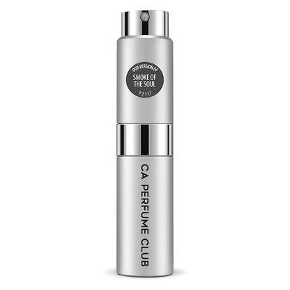 CA Perfume Impression of Smoke Of The Soul for Women and Men Woody Aromatic Scent Long Lasting Unisex Fragrance Eau De Parfum Travel Size Refillable Atomizer Spray 0.27 Fl Oz 8ml