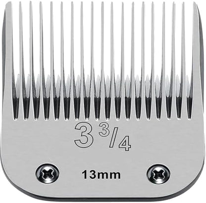3-3/4 Detachable Replacement Ceramic Blades,compatible with oster Classic 76/Star-Teq/Power-Teq andi A*dis AGC,BDC,BGC,MBG Series Clippers，Size 3-3/4, 1/2-Inch（13mm）