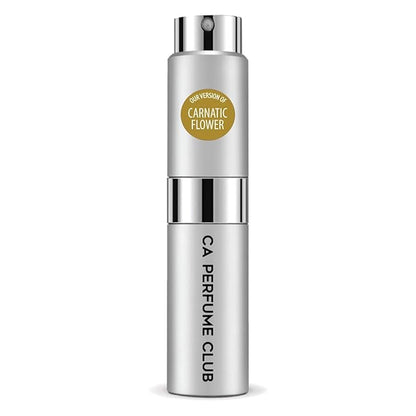 CA Perfume Impression of F Malle Carnatic Flower For Women & Men Replica Version Fragrance Dupes Concentrated Long Lasting Eau de Parfum Spray Refillable Atomizer Bottle 0.27 Fl Oz/8ml-X1