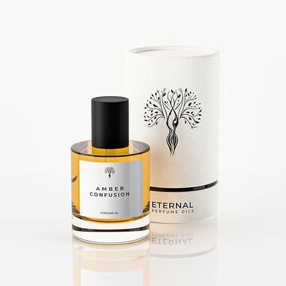 Eternal perfume oils for Women and Men - Amber Confusion Insp. by Alien Hypersense - Eau De Perfum Scents- Alcohol-Free Perfume Oil for women - Long Lasting Designer Perfumes 50ml+30ml (Pack of 2)
