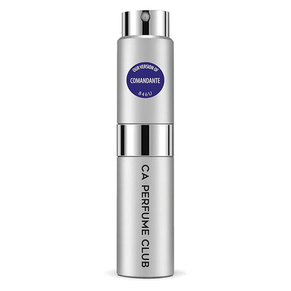 CA Perfume Impression of Comandante for Women and Men Aromatic Fruity Scent Long Lasting Unisex Fragrance Eau De Parfum Travel Size Refillable Atomizer Spray 0.27 Fl Oz 8ml