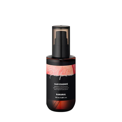 Perfumed Hair Oil & Serum 2-in-1 – Korean Essence Oil for Frizzy, Dry, Damaged Hair & Glass Hair Shine – Argan Oil & Amino Acids – Sulfate & Paraben-Free – Peach Floral Musk, 100ml / 3.38 fl oz