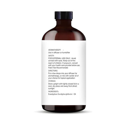 Majestic Pure Eucalyptus Essential Oil with Glass Dropper - 4 Fl Oz Pack of 2-100% Pure and Natural Eucalyptus Oil - Premium Grade Essential Oils for Diffuser, Aromatherapy, Soap and Candle Making