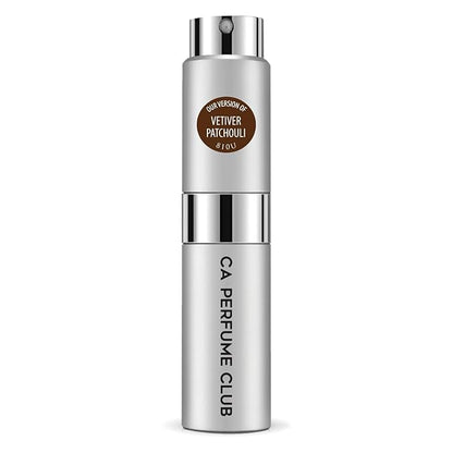 CA Perfume Impression of Vetiver Patchouli for Women and Men Woody Chypre Scent Long Lasting Unisex Fragrance Eau De Parfum Travel Size Refillable Atomizer Spray 0.27 Fl Oz 8ml