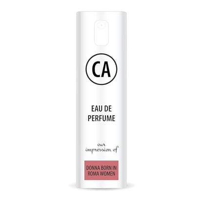 CA Perfume Impression of Diva Born In Roma's Flame for Women Eau De Parfum Amber Floral Scent Long Lasting Perfumes for Women Travel Size TSA Ready for Day and Night Wear 0.33 Fl Oz 10ml