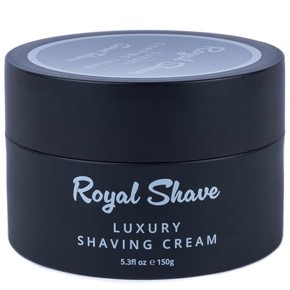 Luxury Shaving Cream for Men by Royal Shave, Rich, Soothing, Moisturizing, Hydrating & Nourishing Cream for Smooth, Close Shave (Made in UK) Bergamot