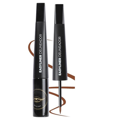 MAEPEOR Ultra-Fine Liquid Eyeliner Light Brown High-Pigmented Matte Eyeliner Pen Stay All Day Makeup with Fine Brush Tip (M03 Light Brown)