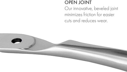 GERMANIKURE Standard Professional Cuticle Trimmer - 1/2 Half Jaw Nipper - Ethically Made in Germany - FINOX Stainless Steel Sharp Cuticle Remover in Leather Case – Manicure Tool, r175, 5mm