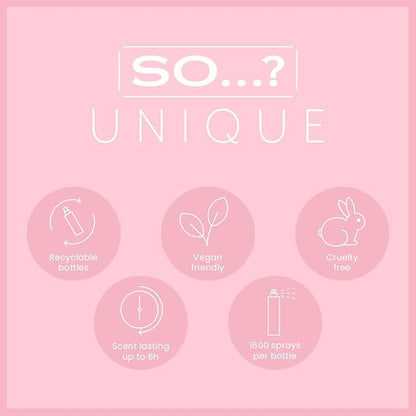 So…? Unique Sweet Pea Body Mist - Perfect Gifts For Women - Vanilla Perfume With Floral, Fruity Notes And Musk - Ideal Perfume For Women - 5.1 oz