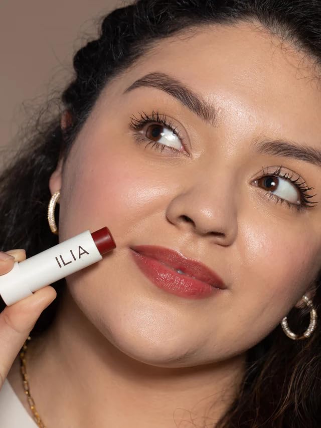 ILIA - Balmy Tint Hydrating Lip Balm | Buildable Lip Color + Soft Shine | Nourish + Moisturize with Shea Butter & Rosehip Seed Oil | Vegan, Clean, Cruelty-Free Makeup (Lady, 0.15 oz | 4.4 g)