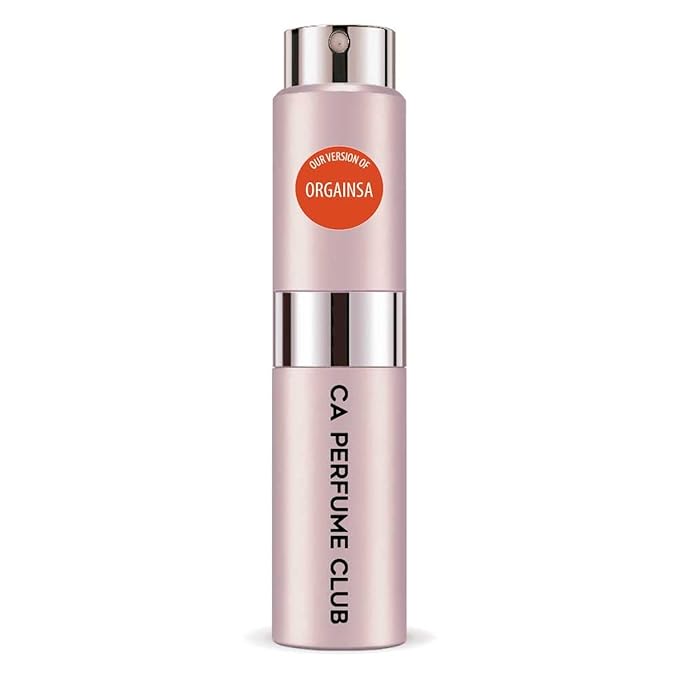 CA Perfume Impression of Orgainsa for Women Amber Floral Scent Long Lasting Perfumes for Women Eau De Parfum Travel Size Refillable Atomizer Spray 0.27 Fl Oz 8ml