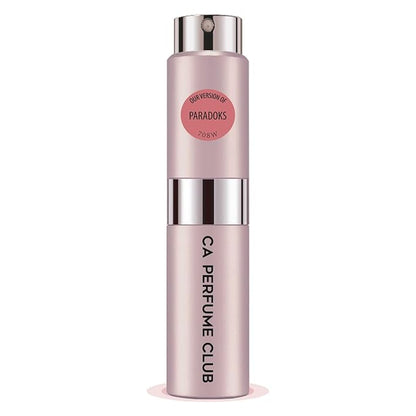 CA Perfume Impression of Paradoks for Women Amber Floral Scent Long Lasting Perfumes for Women Eau De Parfum Travel Size Refillable Atomizer Spray 0.27 Fl Oz 8ml