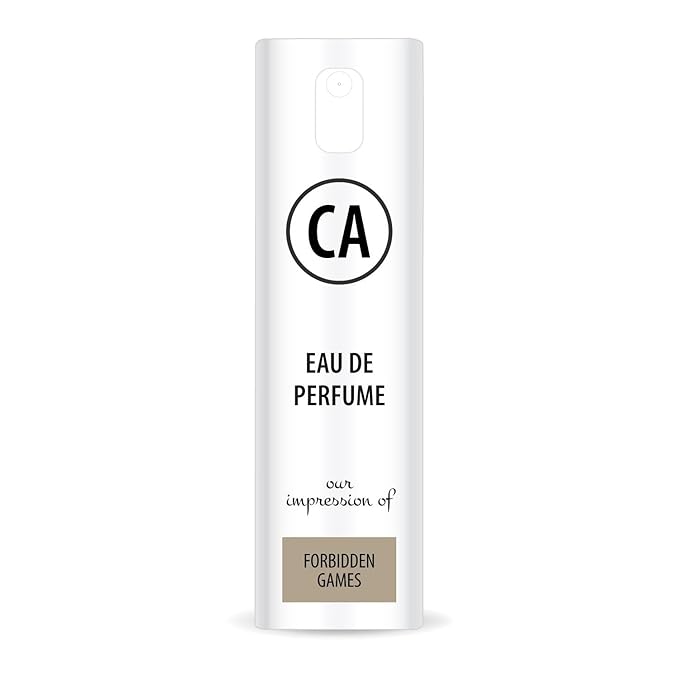 CA Perfume Impression of Forbidden Games for Women Eau De Parfum Floral Fruity Scent Long Lasting Perfumes for Women Travel Size TSA Ready for Day and Night Wear 0.33 Fl Oz 10ml