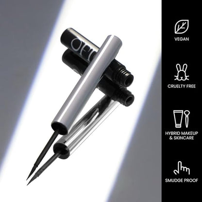 OFIR Brow Tonic Serum Browliner | Cruelty-Free Hybrid Makeup & Skincare | Smudge-Proof Matte Finish with Hyaluronic Acid & Plant Extracts | Strengthening Brow Serum | Cacao - Dark Brown, 0.057 Oz