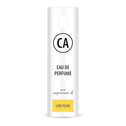 CA Perfume Impression of Lune Feline Unisex Eau De Parfum Amber Vanilla Scent Long Lasting Unisex Fragrance Travel Size TSA Ready for Day and Night Wear 0.33 Fl Oz 10ml