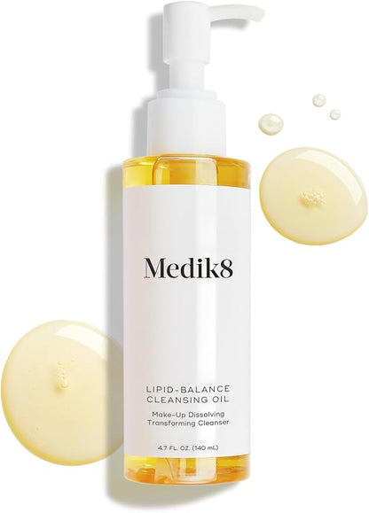 Medik8 Lipid-Balance Cleansing Oil - Transforming Facial Cleanser - Face Cleanser for Radiant Complexion - Face Wash for Women and Men - 4.7 oz