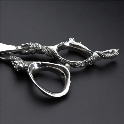 6/7/8/9-inch professional hair clipper set, stainless steel sharp hair clippers, hairdresser specific scissor (8 Inch Flat Scissors)