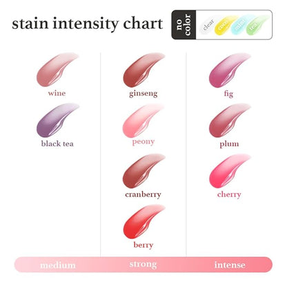 NOONI Korean Lip Oil - Applepeony | Long-Lasting, Moisturizing, Plumping, Revitalizing for Dry Lips, Waterproof, No Peel Off, Hydrating, Nourishing Crystal Clear, Stocking Stuffers 0.12 FL Oz